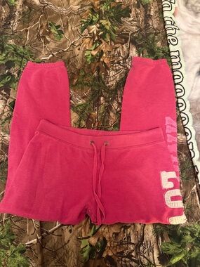 PINK Victoria's Secret Bright Pink Sweatpants